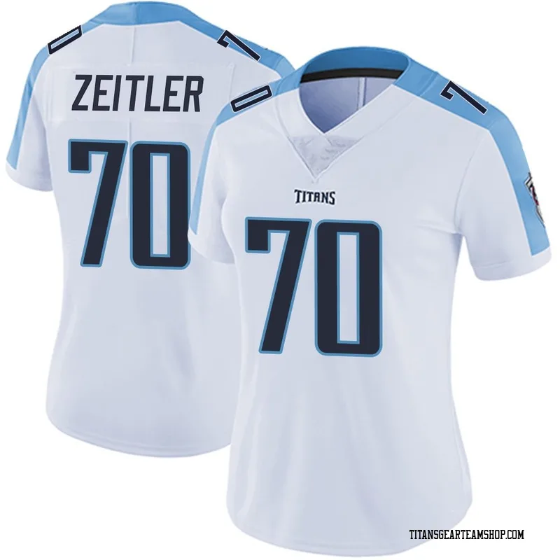 Women's Kevin Zeitler Tennessee Titans Nike Limited Vapor Untouchable Jersey - White