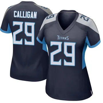 Women's Keydrain Calligan Tennessee Titans Nike Game Jersey - Navy