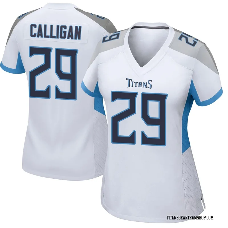 Women's Keydrain Calligan Tennessee Titans Nike Game Jersey - White