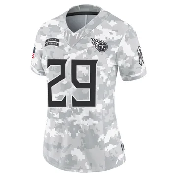 Women's Keydrain Calligan Tennessee Titans Nike Limited 2024 Salute to Service Jersey - Arctic Camo