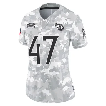 Women's Khalid Duke Tennessee Titans Nike Limited 2024 Salute to Service Jersey - Arctic Camo