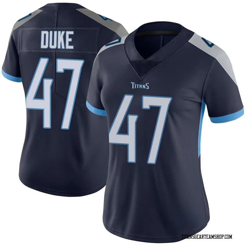 Women's Khalid Duke Tennessee Titans Nike Limited Vapor Untouchable Jersey - Navy