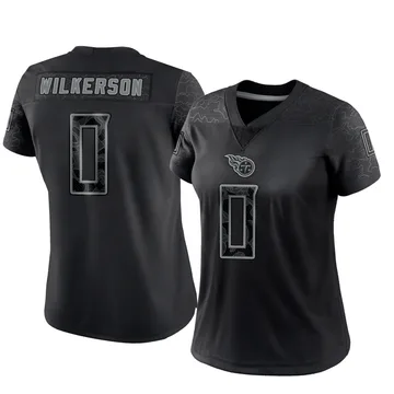 Women's Kristian Wilkerson Tennessee Titans Nike Limited Reflective Jersey - Black