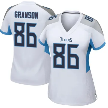 Women's Kylen Granson Tennessee Titans Nike Game Jersey - White