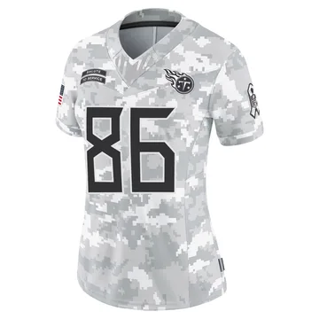 Women's Kylen Granson Tennessee Titans Nike Limited 2024 Salute to Service Jersey - Arctic Camo
