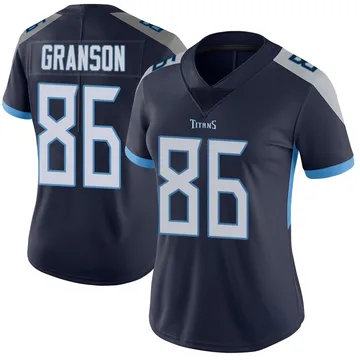 Women's Kylen Granson Tennessee Titans Nike Limited Vapor Untouchable Jersey - Navy