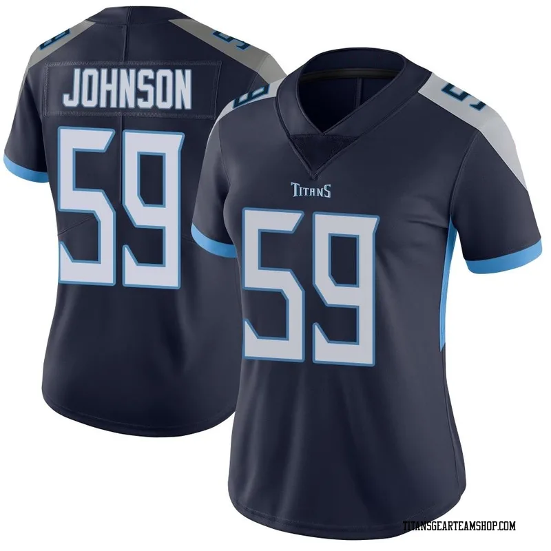 Women's Kyron Johnson Tennessee Titans Nike Limited Vapor Untouchable Jersey - Navy