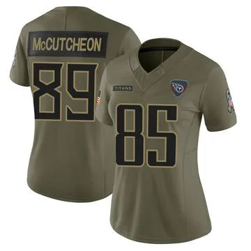 Women's Lance McCutcheon Tennessee Titans Nike Limited 2025 Salute to Service Jersey - Olive