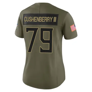 Women's Lloyd Cushenberry III Tennessee Titans Nike Limited 2025 Salute to Service Jersey - Olive
