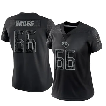 Women's Logan Bruss Tennessee Titans Nike Limited Reflective Jersey - Black