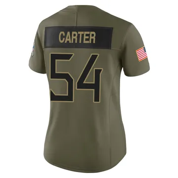 Women's Lorenzo Carter Tennessee Titans Nike Limited 2025 Salute to Service Jersey - Olive