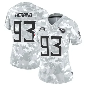 Women's Malik Herring Tennessee Titans Nike Limited 2024 Salute to Service Jersey - Arctic Camo