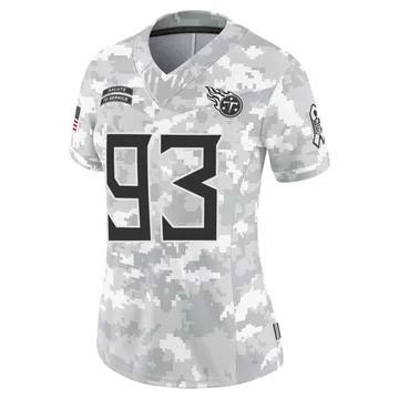 Women's Malik Herring Tennessee Titans Nike Limited 2024 Salute to Service Jersey - Arctic Camo