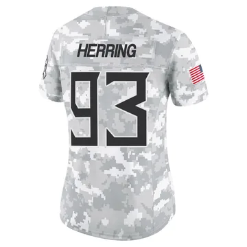 Women's Malik Herring Tennessee Titans Nike Limited 2024 Salute to Service Jersey - Arctic Camo