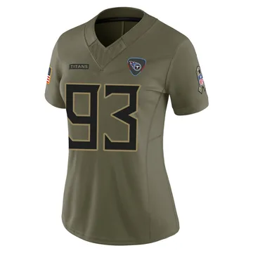 Women's Malik Herring Tennessee Titans Nike Limited 2025 Salute to Service Jersey - Olive