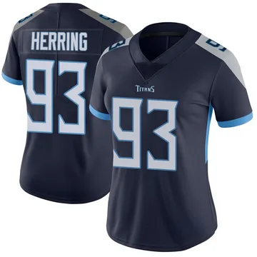 Women's Malik Herring Tennessee Titans Nike Limited Vapor Untouchable Jersey - Navy