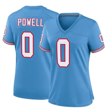 Women's Mani Powell Tennessee Titans Nike Game Oilers Throwback Alternate Jersey - Light Blue