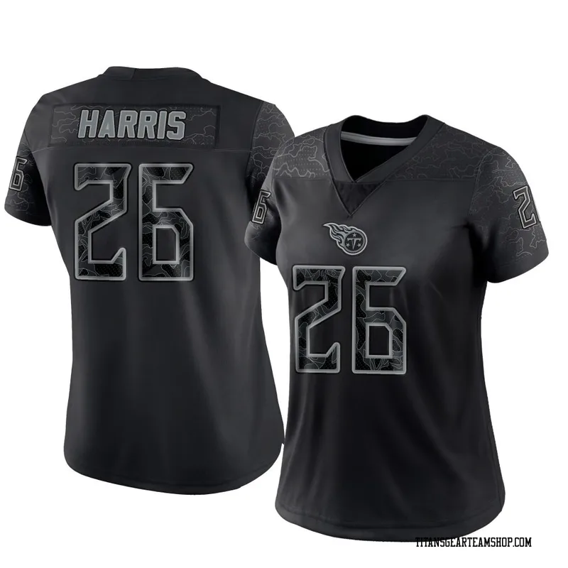 Women's Marcus Harris Tennessee Titans Nike Limited Reflective Jersey - Black