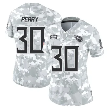 Women's Mark Perry Tennessee Titans Nike Limited 2024 Salute to Service Jersey - Arctic Camo