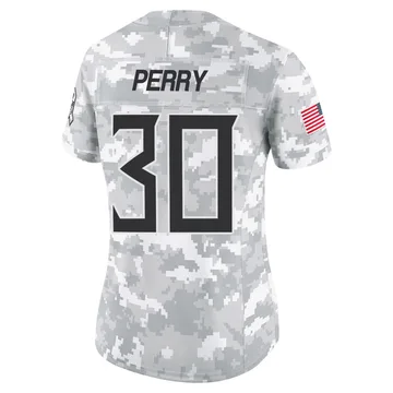 Women's Mark Perry Tennessee Titans Nike Limited 2024 Salute to Service Jersey - Arctic Camo