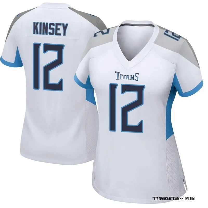 Women's Mason Kinsey Tennessee Titans Nike Game Jersey - White