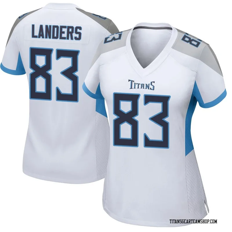 Women's Matt Landers Tennessee Titans Nike Game Jersey - White