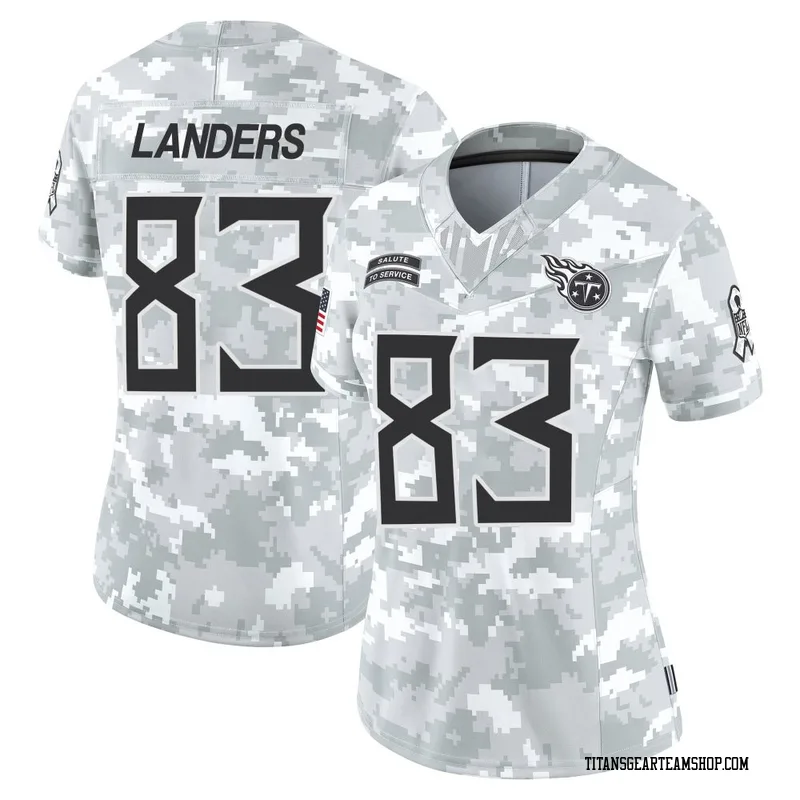 Women's Matt Landers Tennessee Titans Nike Limited 2024 Salute to Service Jersey - Arctic Camo