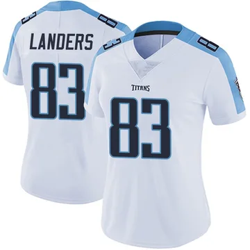 Women's Matt Landers Tennessee Titans Nike Limited Vapor Untouchable Jersey - White
