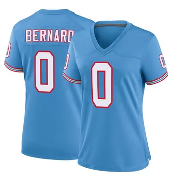 Women's Micah Bernard Tennessee Titans Nike Game Oilers Throwback Alternate Jersey - Light Blue