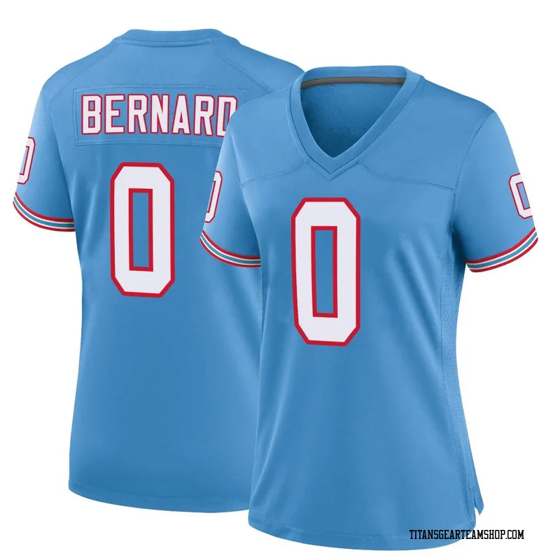 Women's Micah Bernard Tennessee Titans Nike Game Oilers Throwback Alternate Jersey - Light Blue