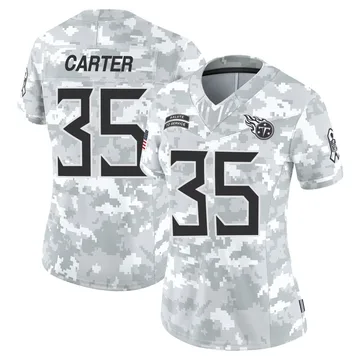 Women's Michael Carter Tennessee Titans Nike Limited 2024 Salute to Service Jersey - Arctic Camo