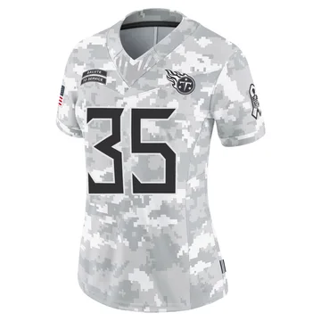 Women's Michael Carter Tennessee Titans Nike Limited 2024 Salute to Service Jersey - Arctic Camo