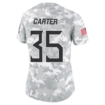 Women's Michael Carter Tennessee Titans Nike Limited 2024 Salute to Service Jersey - Arctic Camo