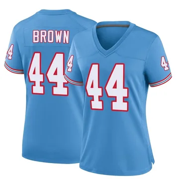 Women's Mike Brown Tennessee Titans Nike Game Oilers Throwback Alternate Jersey - Light Blue
