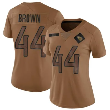 Women's Mike Brown Tennessee Titans Nike Limited 2023 Salute To Service Jersey - Brown