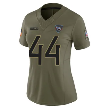 Women's Mike Brown Tennessee Titans Nike Limited 2025 Salute to Service Jersey - Olive