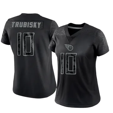 Women's Mitchell Trubisky Tennessee Titans Nike Limited Reflective Jersey - Black