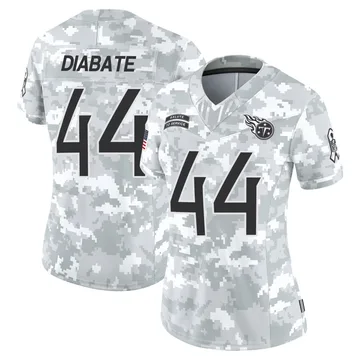 Women's Mohamoud Diabate Tennessee Titans Nike Limited 2024 Salute to Service Jersey - Arctic Camo