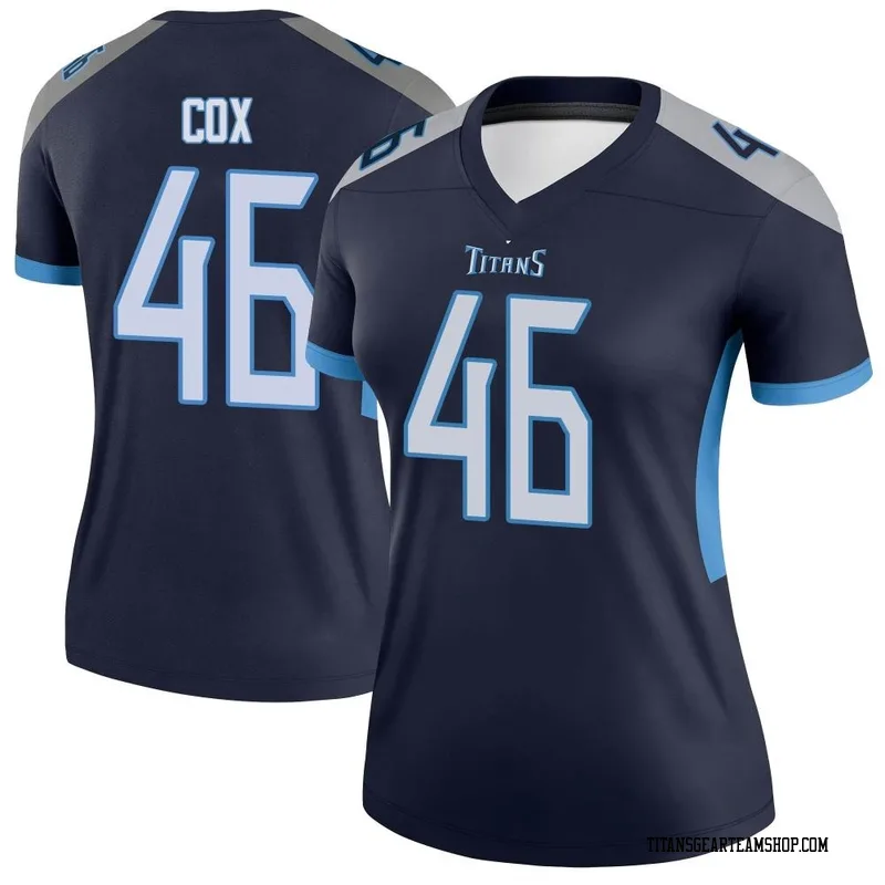 Women's Morgan Cox Tennessee Titans Nike Legend Jersey - Navy