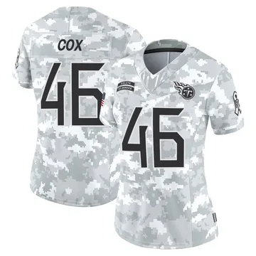 Women's Morgan Cox Tennessee Titans Nike Limited 2024 Salute to Service Jersey - Arctic Camo