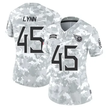 Women's Nate Lynn Tennessee Titans Nike Limited 2024 Salute to Service Jersey - Arctic Camo
