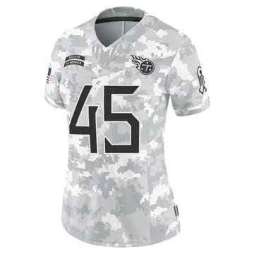 Women's Nate Lynn Tennessee Titans Nike Limited 2024 Salute to Service Jersey - Arctic Camo