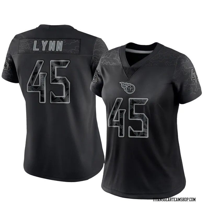 Women's Nate Lynn Tennessee Titans Nike Limited Reflective Jersey - Black