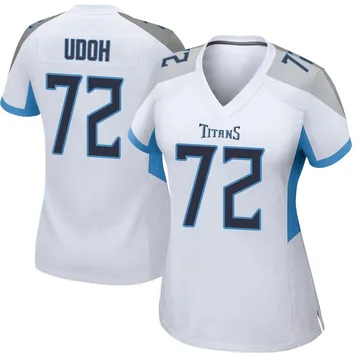 Women's Olisaemeka Udoh Tennessee Titans Nike Game Jersey - White