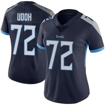 Women's Olisaemeka Udoh Tennessee Titans Nike Limited Vapor Untouchable Jersey - Navy