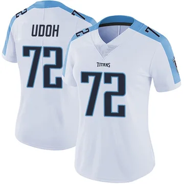 Women's Olisaemeka Udoh Tennessee Titans Nike Limited Vapor Untouchable Jersey - White