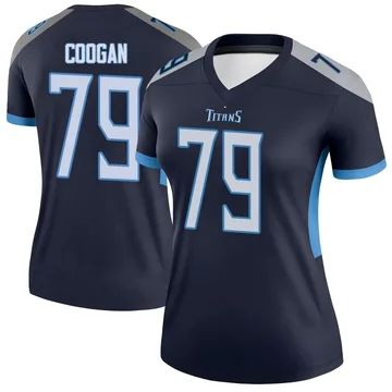 Women's Pat Coogan Tennessee Titans Nike Legend Jersey - Navy