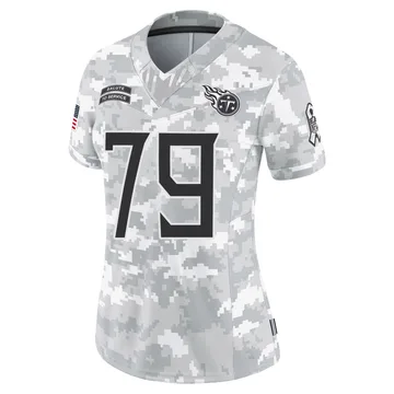 Women's Pat Coogan Tennessee Titans Nike Limited 2024 Salute to Service Jersey - Arctic Camo