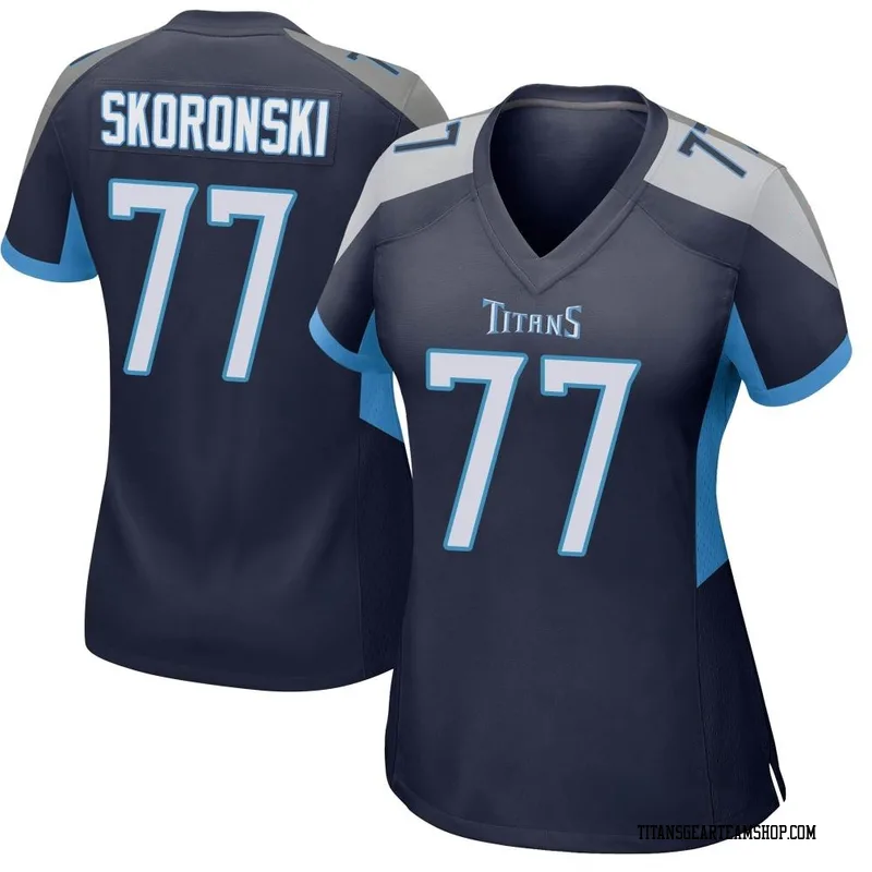 Women's Peter Skoronski Tennessee Titans Nike Game Jersey - Navy