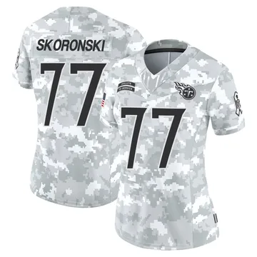 Women's Peter Skoronski Tennessee Titans Nike Limited 2024 Salute to Service Jersey - Arctic Camo